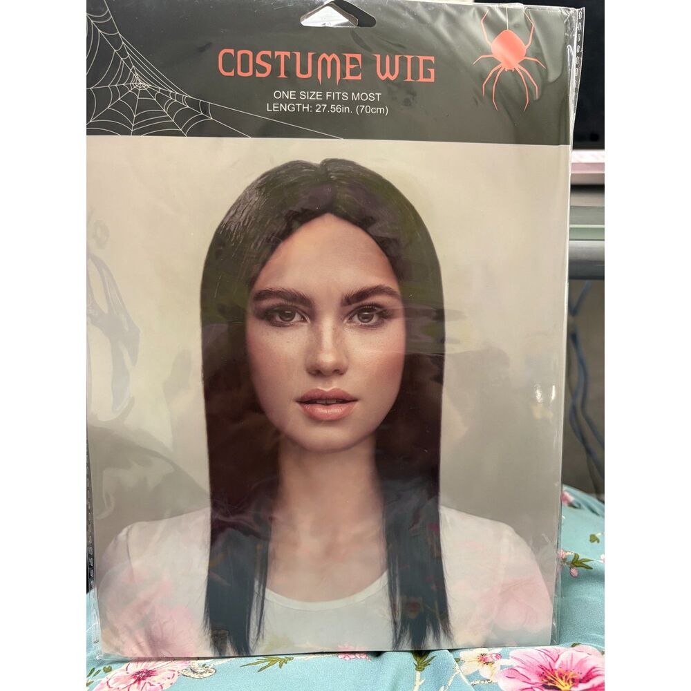 Black Costume Wig 27.56in